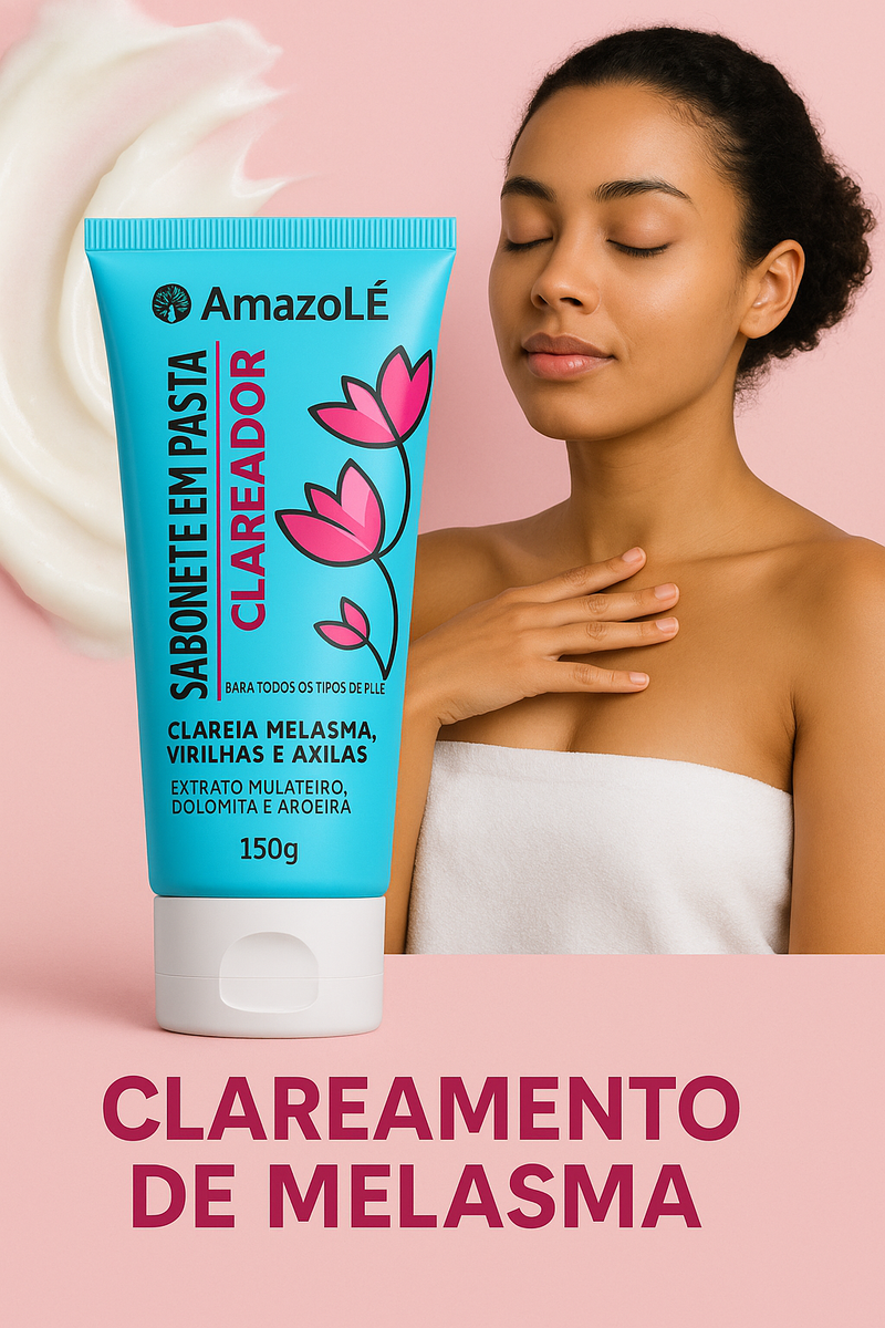 Sabonete em pasta clareador de manchas 150g