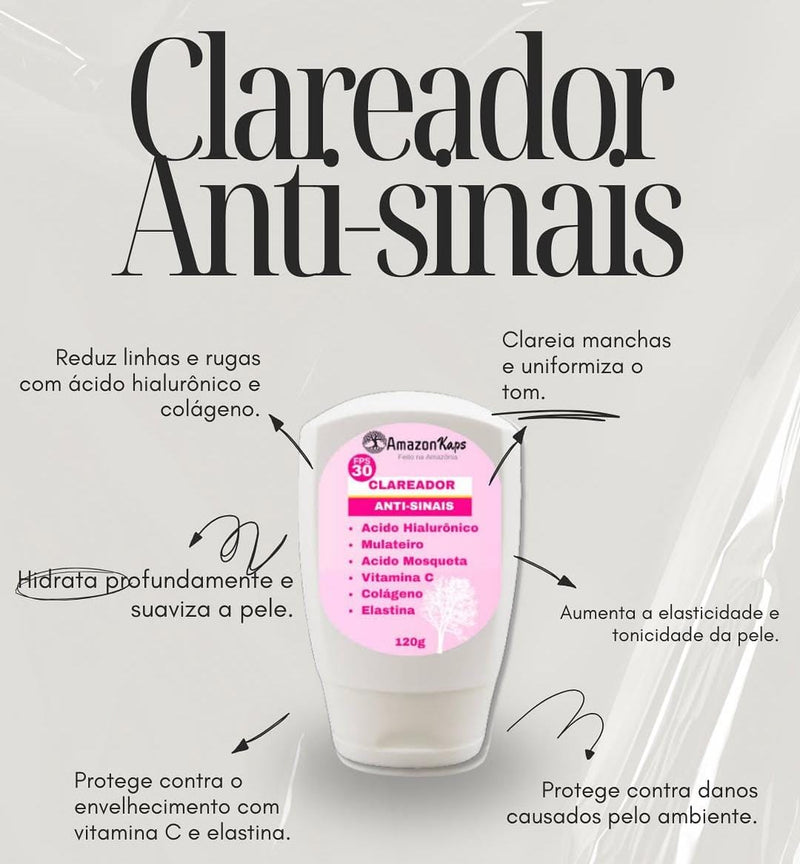 Creme 3 em 1 Clareador Dia a Dia 120g